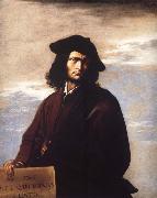 Salvator Rosa Self portrait oil painting artist